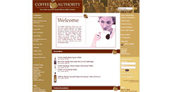 Desktop Screenshot of coffee-authority.com